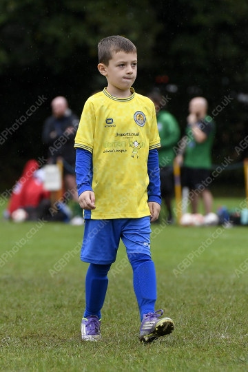 Astley & Buckshaw Juniors White vs Penwortham St Teresa's FC Black, Under 8, Football, Penwortham, UK - 20 Sep 2025