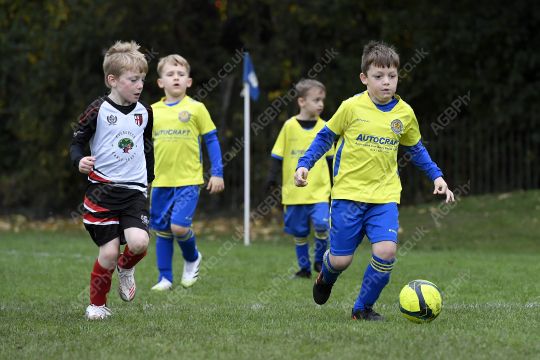Penwortham St Teresa's FC Black vs Cadley FC Orange, Under 7, Football, Penwortham, UK - 18 Oct 2025