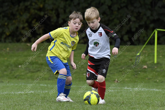 Penwortham St Teresa's FC Black vs Cadley FC Orange, Under 7, Football, Penwortham, UK - 18 Oct 2025