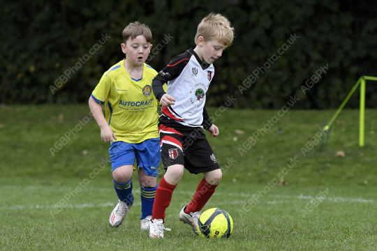 Penwortham St Teresa's FC Black vs Cadley FC Orange, Under 7, Football, Penwortham, UK - 18 Oct 2025