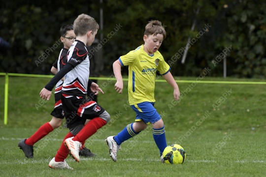 Penwortham St Teresa's FC Black vs Cadley FC Orange, Under 7, Football, Penwortham, UK - 18 Oct 2025