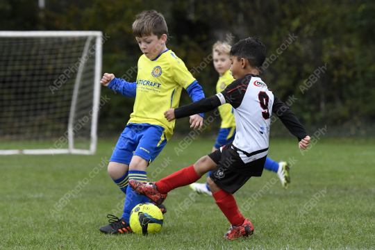 Penwortham St Teresa's FC Black vs Cadley FC Orange, Under 7, Football, Penwortham, UK - 18 Oct 2025