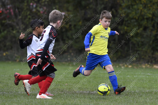 Penwortham St Teresa's FC Black vs Cadley FC Orange, Under 7, Football, Penwortham, UK - 18 Oct 2025