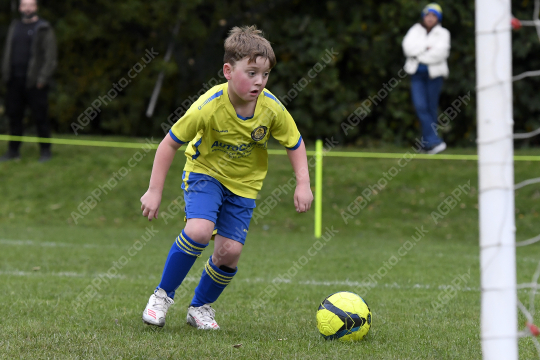 Penwortham St Teresa's FC Black vs Cadley FC Orange, Under 7, Football, Penwortham, UK - 18 Oct 2025