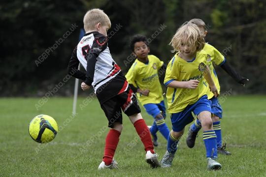 Penwortham St Teresa's FC Black vs Cadley FC Orange, Under 7, Football, Penwortham, UK - 18 Oct 2025