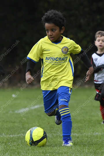 Penwortham St Teresa's FC Black vs Cadley FC Orange, Under 7, Football, Penwortham, UK - 18 Oct 2025