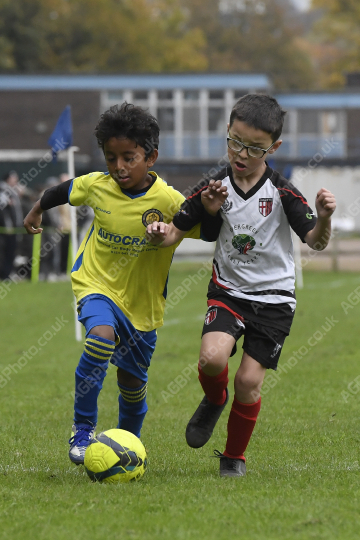 Penwortham St Teresa's FC Black vs Cadley FC Orange, Under 7, Football, Penwortham, UK - 18 Oct 2025