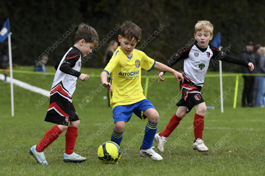 Penwortham St Teresa's FC Black vs Cadley FC Orange, Under 7, Football, Penwortham, UK - 18 Oct 2025