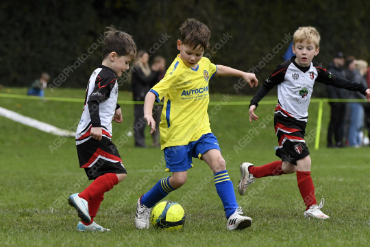 Penwortham St Teresa's FC Black vs Cadley FC Orange, Under 7, Football, Penwortham, UK - 18 Oct 2025