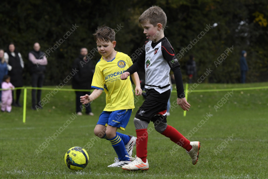 Penwortham St Teresa's FC Black vs Cadley FC Orange, Under 7, Football, Penwortham, UK - 18 Oct 2025