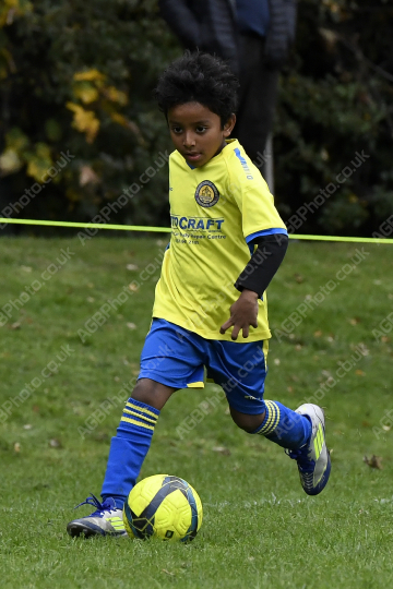 Penwortham St Teresa's FC Black vs Cadley FC Orange, Under 7, Football, Penwortham, UK - 18 Oct 2025