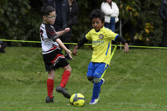 Penwortham St Teresa's FC Black vs Cadley FC Orange, Under 7, Football, Penwortham, UK - 18 Oct 2025