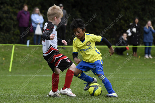 Penwortham St Teresa's FC Black vs Cadley FC Orange, Under 7, Football, Penwortham, UK - 18 Oct 2025