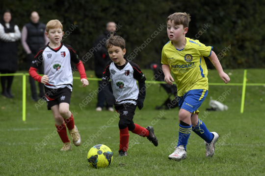Penwortham St Teresa's FC Black vs Cadley FC Orange, Under 7, Football, Penwortham, UK - 18 Oct 2025
