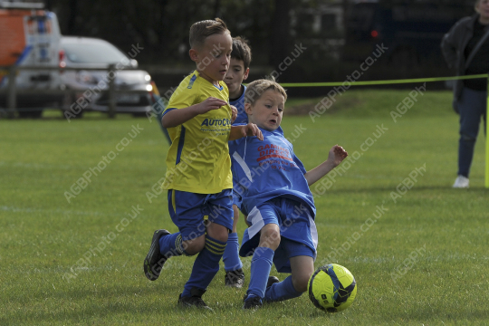 Penwortham St Teresa's FC Blue vs Bamber Bridge United Blue, Under 7, Football, Penwortham, UK - 13 Sep 2025