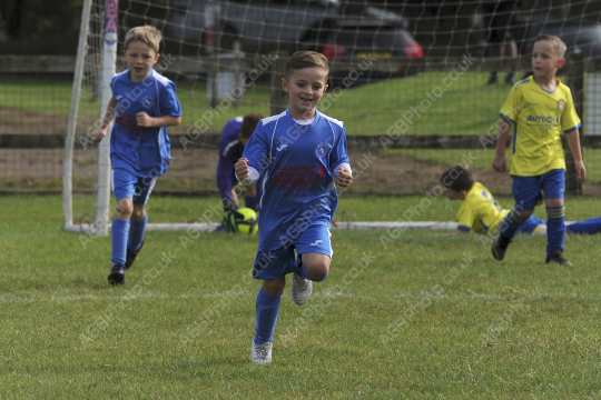 Penwortham St Teresa's FC Blue vs Bamber Bridge United Blue, Under 7, Football, Penwortham, UK - 13 Sep 2025