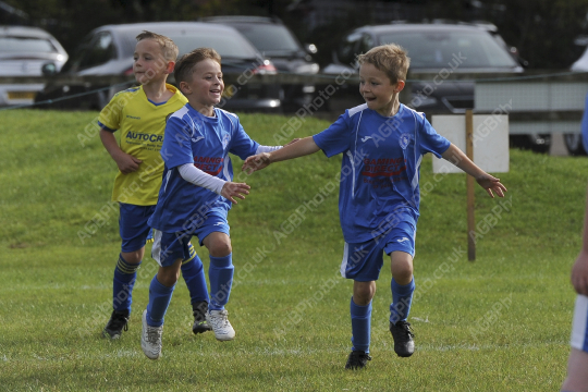 Penwortham St Teresa's FC Blue vs Bamber Bridge United Blue, Under 7, Football, Penwortham, UK - 13 Sep 2025