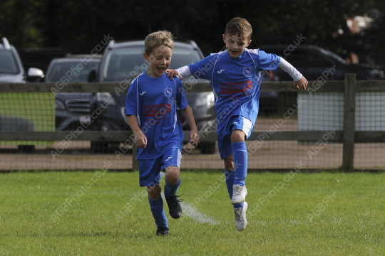 Penwortham St Teresa's FC Blue vs Bamber Bridge United Blue, Under 7, Football, Penwortham, UK - 13 Sep 2025