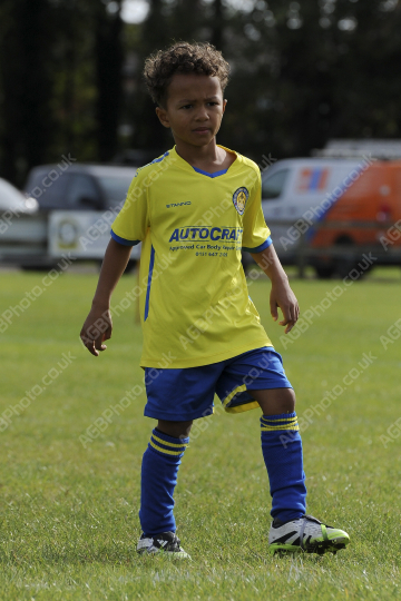 Penwortham St Teresa's FC Blue vs Bamber Bridge United Blue, Under 7, Football, Penwortham, UK - 13 Sep 2025