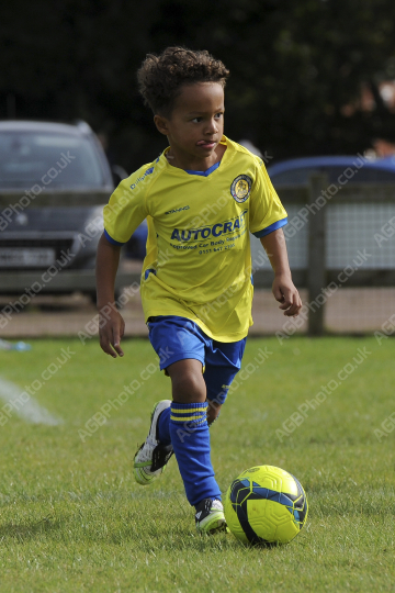 Penwortham St Teresa's FC Blue vs Bamber Bridge United Blue, Under 7, Football, Penwortham, UK - 13 Sep 2025