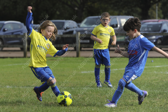 Penwortham St Teresa's FC Blue vs Bamber Bridge United Blue, Under 7, Football, Penwortham, UK - 13 Sep 2025