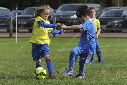 Penwortham St Teresa's FC Blue vs Bamber Bridge United Blue, Under 7, Football, Penwortham, UK - 13 Sep 2025
