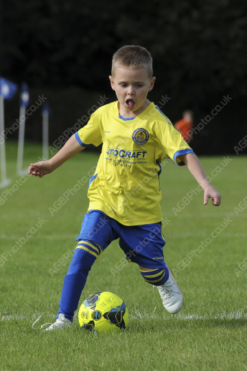 Penwortham St Teresa's FC Blue vs Bamber Bridge United Blue, Under 7, Football, Penwortham, UK - 13 Sep 2025