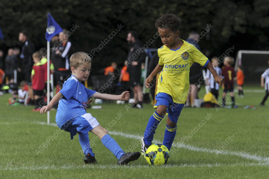 Penwortham St Teresa's FC Blue vs Bamber Bridge United Blue, Under 7, Football, Penwortham, UK - 13 Sep 2025