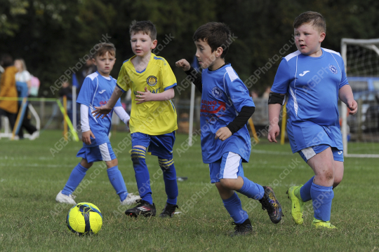 Penwortham St Teresa's FC Blue vs Bamber Bridge United Blue, Under 7, Football, Penwortham, UK - 13 Sep 2025