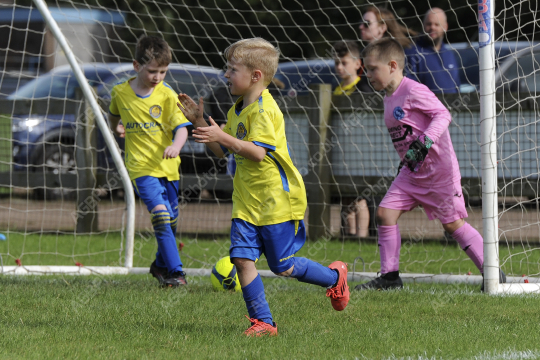 Penwortham St Teresa's FC Blue vs Bamber Bridge United Blue, Under 7, Football, Penwortham, UK - 13 Sep 2025