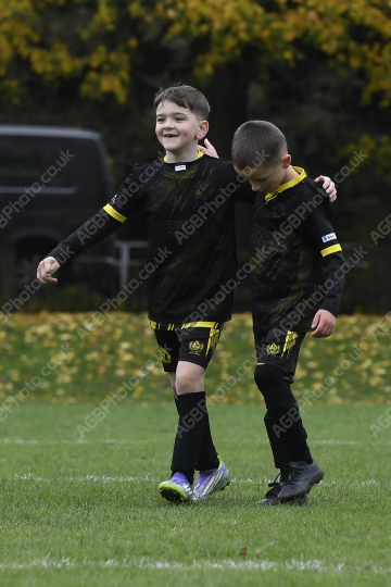 Penwortham St Teresa's FC Red vs Springfields Black, Under 8, Football, Penwortham, UK - 18 Oct 2025
