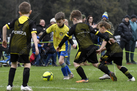 Penwortham St Teresa's FC Red vs Springfields Black, Under 8, Football, Penwortham, UK - 18 Oct 2025