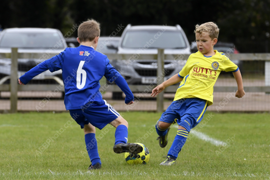 Penwortham St Teresa's FC White vs Astley & Buckshaw Juniors Blue, Under 7, Football, Penwortham, UK - 27 Sep 2025