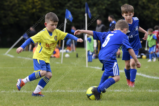 Penwortham St Teresa's FC White vs Astley & Buckshaw Juniors Blue, Under 7, Football, Penwortham, UK - 27 Sep 2025