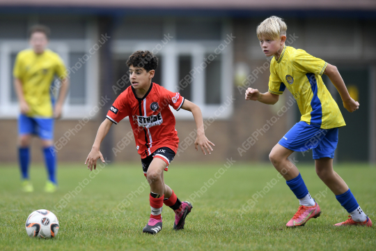 Penwortham St Teresa's FC Yellow vs Prodigy Futbol Lab, Under 13, Football, Penwortham, UK - 28 Sep 2025