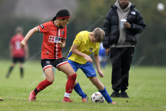 Penwortham St Teresa's FC Yellow vs Prodigy Futbol Lab, Under 13, Football, Penwortham, UK - 28 Sep 2025