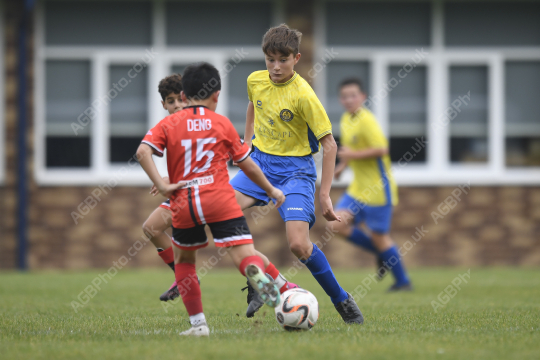 Penwortham St Teresa's FC Yellow vs Prodigy Futbol Lab, Under 13, Football, Penwortham, UK - 28 Sep 2025