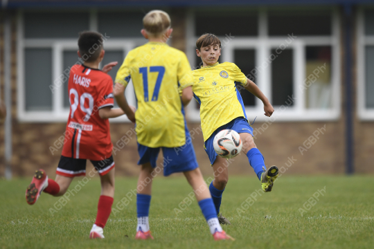Penwortham St Teresa's FC Yellow vs Prodigy Futbol Lab, Under 13, Football, Penwortham, UK - 28 Sep 2025