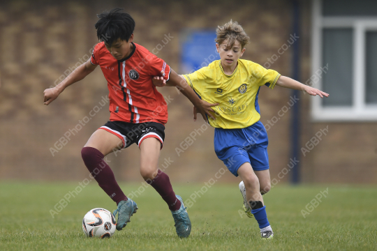 Penwortham St Teresa's FC Yellow vs Prodigy Futbol Lab, Under 13, Football, Penwortham, UK - 28 Sep 2025