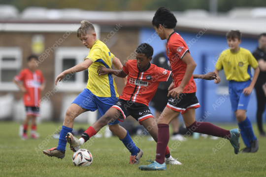 Penwortham St Teresa's FC Yellow vs Prodigy Futbol Lab, Under 13, Football, Penwortham, UK - 28 Sep 2025