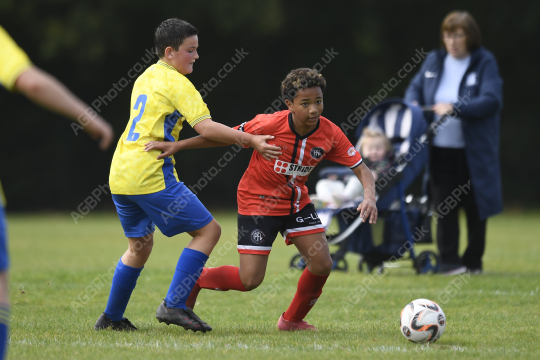 Penwortham St Teresa's FC Yellow vs Prodigy Futbol Lab, Under 13, Football, Penwortham, UK - 28 Sep 2025