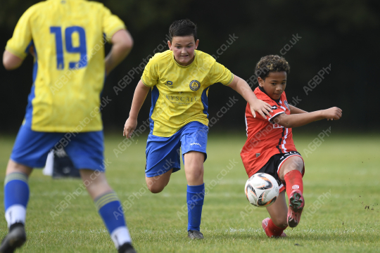 Penwortham St Teresa's FC Yellow vs Prodigy Futbol Lab, Under 13, Football, Penwortham, UK - 28 Sep 2025
