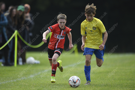 Penwortham St Teresa's FC Yellow vs Prodigy Futbol Lab, Under 13, Football, Penwortham, UK - 28 Sep 2025
