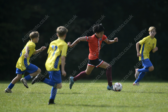 Penwortham St Teresa's FC Yellow vs Prodigy Futbol Lab, Under 13, Football, Penwortham, UK - 28 Sep 2025