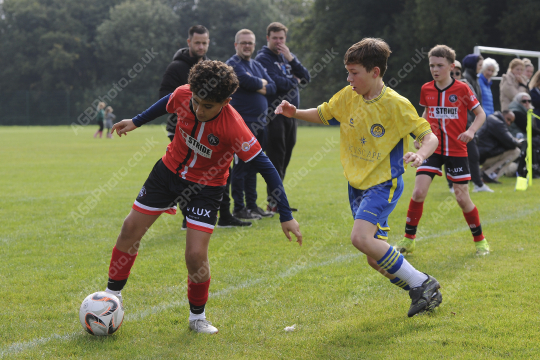 Penwortham St Teresa's FC Yellow vs Prodigy Futbol Lab, Under 13, Football, Penwortham, UK - 28 Sep 2025
