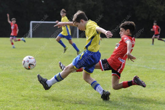 Penwortham St Teresa's FC Yellow vs Prodigy Futbol Lab, Under 13, Football, Penwortham, UK - 28 Sep 2025