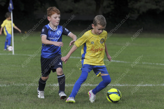 Sir Tom Finney FC Blue vs Penwortham St Teresa's FC Blue, Under 8, Football, Penwortham, UK - 13 Sep 2025