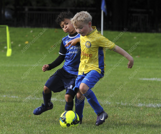 Sir Tom Finney FC Blue vs Penwortham St Teresa's FC Blue, Under 8, Football, Penwortham, UK - 13 Sep 2025