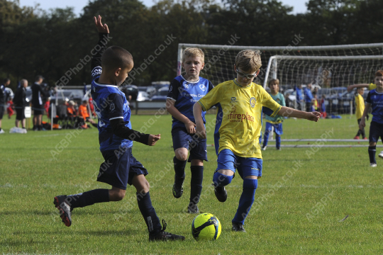 Sir Tom Finney FC Blue vs Penwortham St Teresa's FC Blue, Under 8, Football, Penwortham, UK - 13 Sep 2025