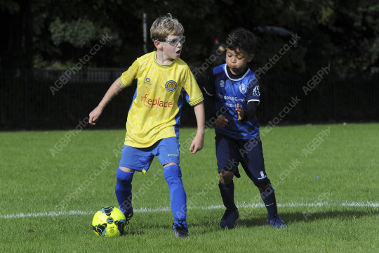 Sir Tom Finney FC Blue vs Penwortham St Teresa's FC Blue, Under 8, Football, Penwortham, UK - 13 Sep 2025